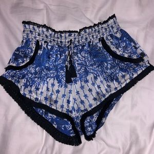 100% SILK POUPETTE ST BARTH SHORTS
